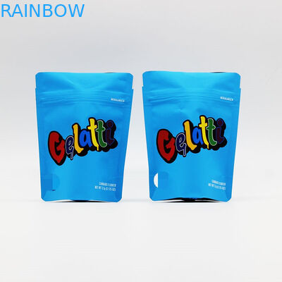 Plätzchen-wiederversiegelbarer Reißverschluss CBD Runtz, der Material Plastik-Beutels-MOPP/VMPET/PE verpackt