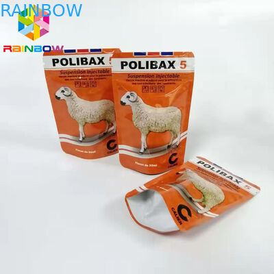 Unterer Keil-Aluminiumfolie-Beutel, Hundefutter, das wiederversiegelbare Tierfutter-Taschen verpackt