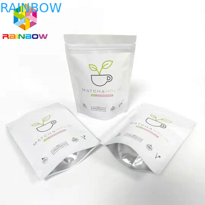 Aluminiumfolie-wiederversiegelbarer Verpackentaschen-glattes Druckplastikzipverschluß