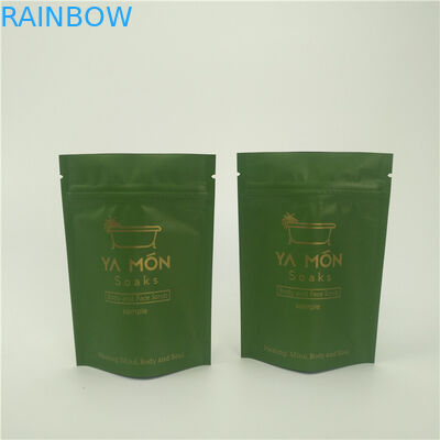 Stehen Sie oben Aluminiumfolie-Verpackentaschen Doypack, das, Körperpeeling mit Reißverschluss 8oz 16oz Verpackung tränken