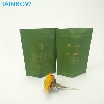 Aluminiumfolie-Unterseiten-Keil sackt das Leck-Beweis-Logo-Druckverpacken mit Reißverschluss ein