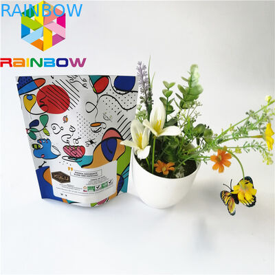 Geruch-Beweis-Aluminiumfolie-Beutel, der Plastik-Plastikzipverschluß für Kaffee verpackt