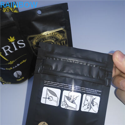 Geruch-Beweis-Kräuterweihrauch, der Taschen-kindersicherer Reißverschluss-obersteskleines verpackt