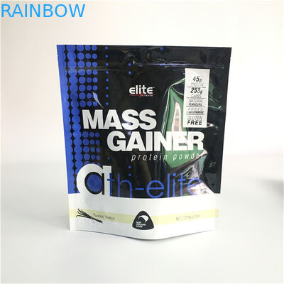 stehen Aluminiumreißverschluß 200g oben die Beutel, die kundenspezifisches Gravüren-Drucken für Protein verpacken