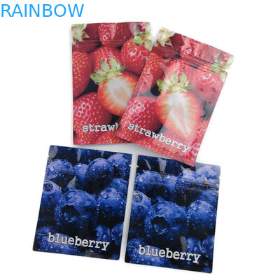 Plastikbeutel des Frucht-Aroma-THC Gummies, die Schlauchbeutel mit kindersicherem Ziper verpacken