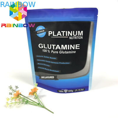 Gewohnheit druckte das Imbiss-Taschen-Verpacken stehen oben Beutel-wiederversiegelbares glattes Ende mit Reißverschluss