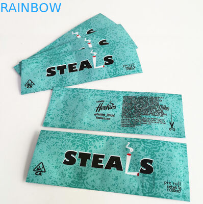 Drei Seitendichtungs-Plastikbeutel, die Reißverschluss-Spitzentasche für CBD-Unkraut-Hanf verpacken