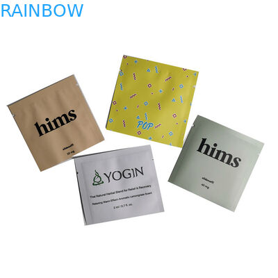 Heißsiegel-Aluminiumfolie-Verpacken- der Lebensmitteltaschen-kleine Plastikbeispielbeutel für Pulver