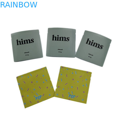 3 Seitenheißsiegel-Plastikbeutel, die das Minibeutel-Wimper-Taschen-Paket besonders angefertigt verpacken