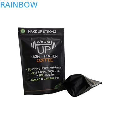 Flache Unterseiten-stehen Verpackenteebeutel-Imbiss-Plastik-Nahrungsmittelnuts Verpackung oben auf Regal