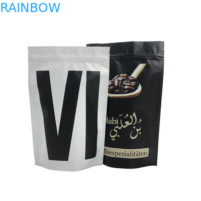 Flache Unterseiten-stehen Verpackenteebeutel-Imbiss-Plastik-Nahrungsmittelnuts Verpackung oben auf Regal