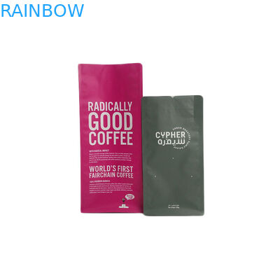 Gewohnheit Druckheißsiegel-Teebeutel wiederversiegelbar mit einem Weisen-Entgasungsventil