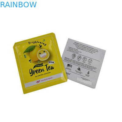 Das Aluminiumfolie-wiederversiegelbare Verpacken sackt Gesichtsmaske-Verpackung Matts/glattes End-Plastik kosmetische ein