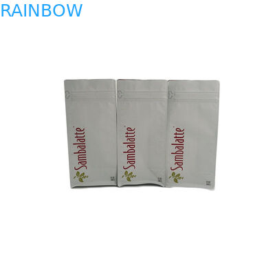 Doppelter Plastik-Unterseiten-Keil mit Reißverschluss sackt Biodegradeble Kunststoffgehäuse mit Ventil ein