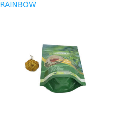 Freundliche Teebeutel Eco, die Beutels-Verpackung verpacken, stehen oben Plastik mit Reißverschluss-Verschluss