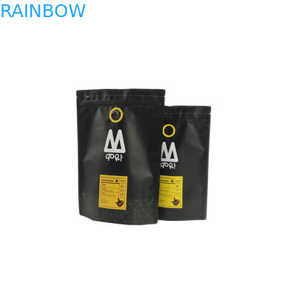 Nahrungsmittelgrad-Folien-Beutel-Verpacken das mit Reißverschlusssteht oben äthiopische Kaffee-Plastik-Taschen