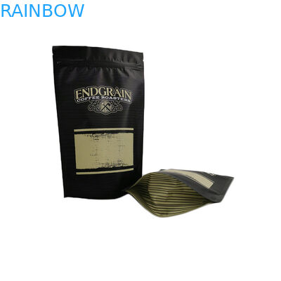 Schwarzes matten Finishs PET Imbiss-Plätzchen-Kaffee-Tee-Verpackungs-Tasche MOPP VMPET feuchtigkeitsfest