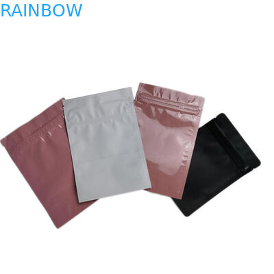 Plätzchen-Süßigkeits-Geschenk stehen oben den Beutel, der transparente Poly-Plastik-Tasche mit Reißverschluss verpackt