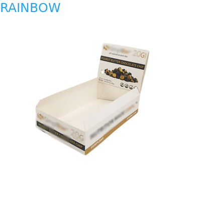 Voller Druckpapier-Kasten, der kundenspezifische Pappzähler-Ausstellungsstand-UVbeschichtung verpackt