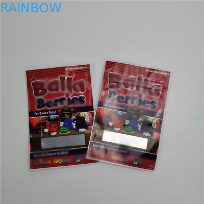 Reißverschluss-Taschen-Plastikbeutel, die Plätzchen-Süßigkeits-Bär Gummies-Verpackung des Hanf-CBD verpacken