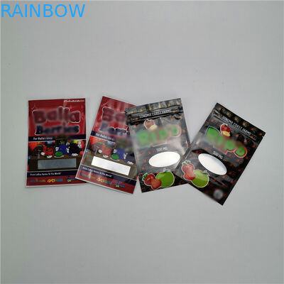 Säckchen-Plastikbeutel, die 100% organische industrielle gummiartige Verpackung Hanf-CBD verpacken