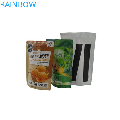 Dauerhafte Plastik-Taschen-Aluminiumfolie-lamellierte Erdnuss-Ergänzungs-Pulver-Verpackung mit Reißverschluss