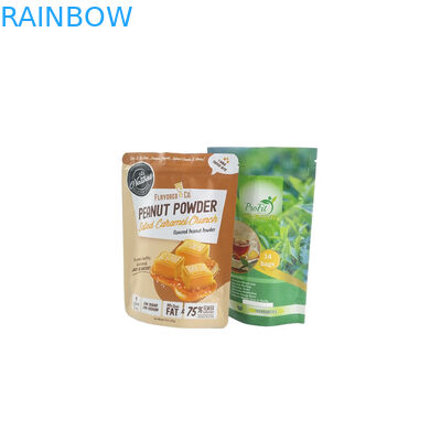 Dauerhafte Plastik-Taschen-Aluminiumfolie-lamellierte Erdnuss-Ergänzungs-Pulver-Verpackung mit Reißverschluss