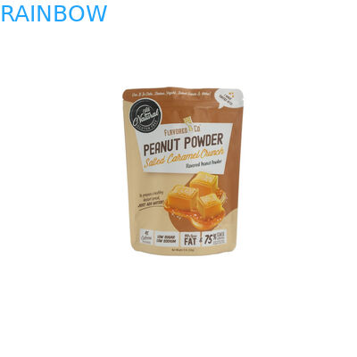 Leerer Folien-Beutel-mit Reißverschluss sackt Verpackennahrungsmittelverpackung Aluminiumfolie-mattes Finish Plastik ein