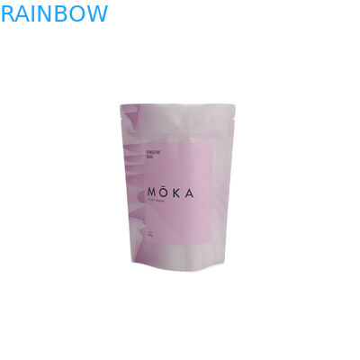 Biologisch abbaubare Kaffee-Tee-Folien-Verpackentaschen-Plastik-kundenspezifisches Logo mit Reißverschluss