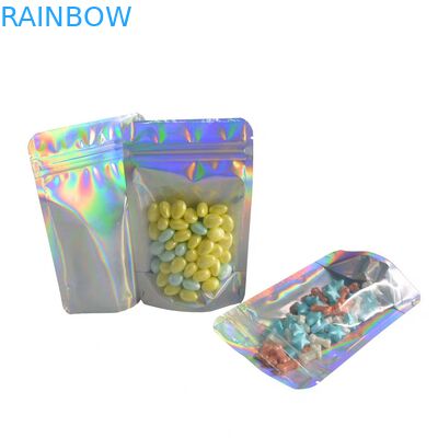 Drei Seitendichtungs-Snack-Food-Verpackentaschen-Laminierungs-Plastik mit Reißverschluss