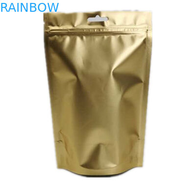 Kaffee-Verpackungs-Gewohnheit Druck- Plastiktasche-Aluminiumfolie-Gold Poly-Plastik