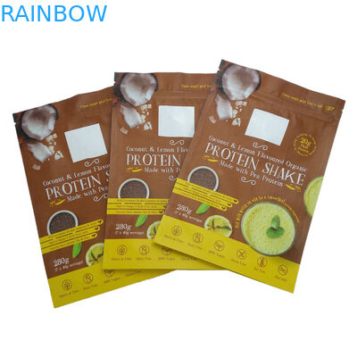 Aluminiumfolie-Reißverschluss-Beutel für das Pulver-Verpacken