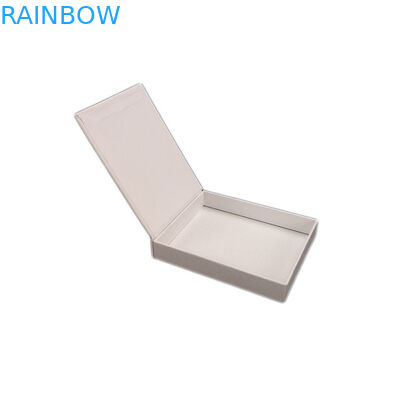 Schmuck, der magnetischer Deckel-metallische Laminierungs-Papier-Geschenkbox verpackt