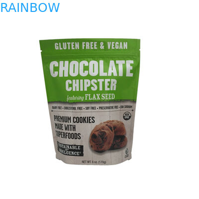 Imbiss-Verpackenreißverschluß lamellierte Folie stehen oben Beutel