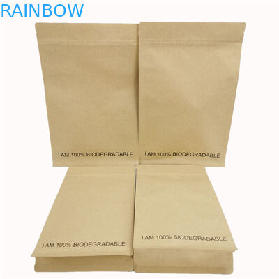 Wiederversiegelbare Reißverschluss-Nahrungsmittelgrad Vmpet kundengebundene Papiertüten