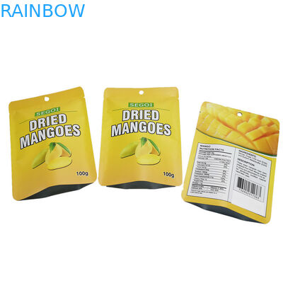 Trockenfrüchte-Paket-Folien-wiederversiegelbarer Imbiss-Verpackentaschen