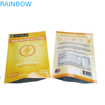 Flecken der elektrischen Energie-B12, der Folien-Beutel Plastik mit Reißverschluss verpackt