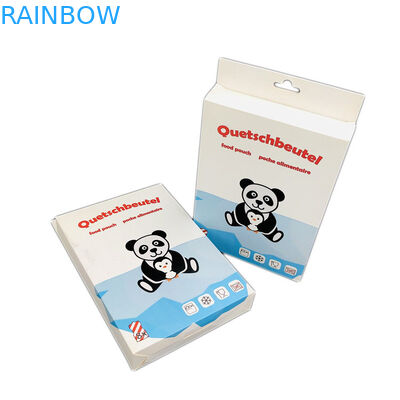 Faltbare Papppapierverpackenkasten des Aufhänger-Loch-350g