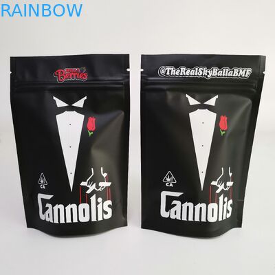 Aluminiumfolie-Unkraut-Plätzchen CBD 3x4 stehen oben Reißverschluss-Tasche