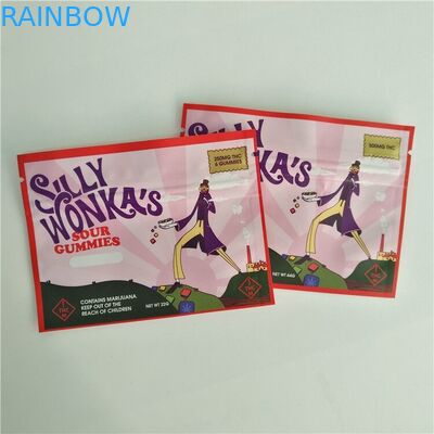 Gravüre, die flache Beweis-Reißverschluss-Tasche des Kind3.5g druckt