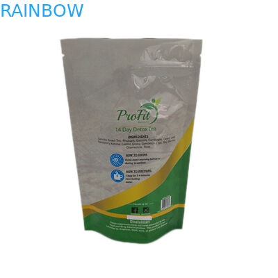 Kundenspezifischer Druck-wiederversiegelbares glattes Endteebeutel-Verpacken