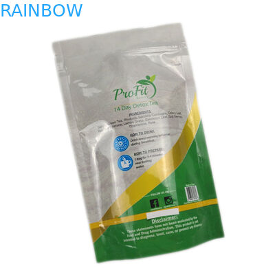 Wiederversiegelbarer Zipverschluss-glatter Oberflächentee-Verpackenbeutel