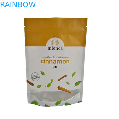 Feuchtigkeitsfeste Keks-Nuts mit Reißverschluss stehen oben Beutel