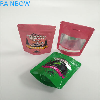 Aluminiumfolie 7g wiederversiegelbare Plastik stehen oben Tasche