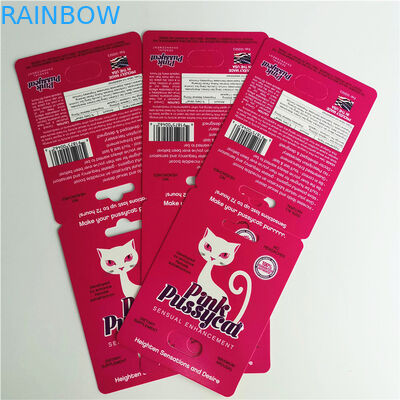 Sexuelle Pille der männlichen Verbesserungen des Nashorns 69, die Karte 3d capsul Blase für Anzeige verpackt