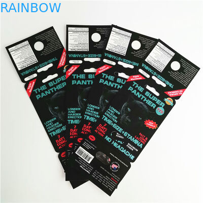 Sexuelle Pille der männlichen Verbesserungen des Nashorns 69, die Karte 3d capsul Blase für Anzeige verpackt