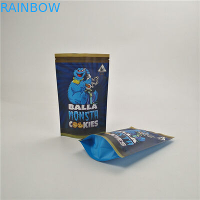 Kundengebundenes feuchtigkeitsfestes Unkraut der Kinderbeweis-Taschen CBD-runtz Dschungel-Plätzchen, diemedizin bauscht steht oben sich