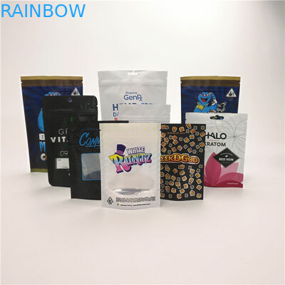 Kundengebundenes feuchtigkeitsfestes Unkraut der Kinderbeweis-Taschen CBD-runtz Dschungel-Plätzchen, diemedizin bauscht steht oben sich