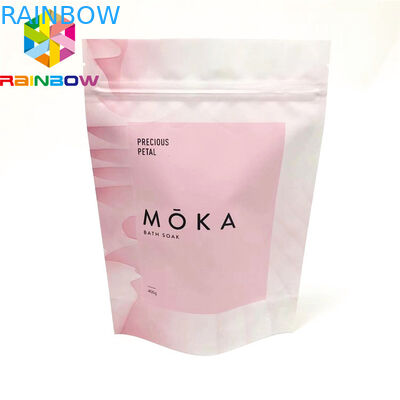 Taschen mit Reißverschluss für Nahrung, die Aluminiumfolie sackt stehen oben, Verpackentasche des kundenspezifischen Logos ein