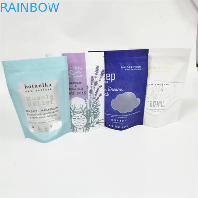 Kundenspezifisches Badesalz der Aluminiumfolie 12oz/Körperpeelingscreme, die doypack Kaffeetaschen mit Reißverschluss verpackt